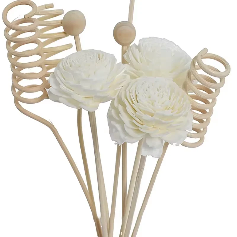 Perfume Fragrance Stick - 9PCS/lot Flower Aromatherapy Rattan No Fire