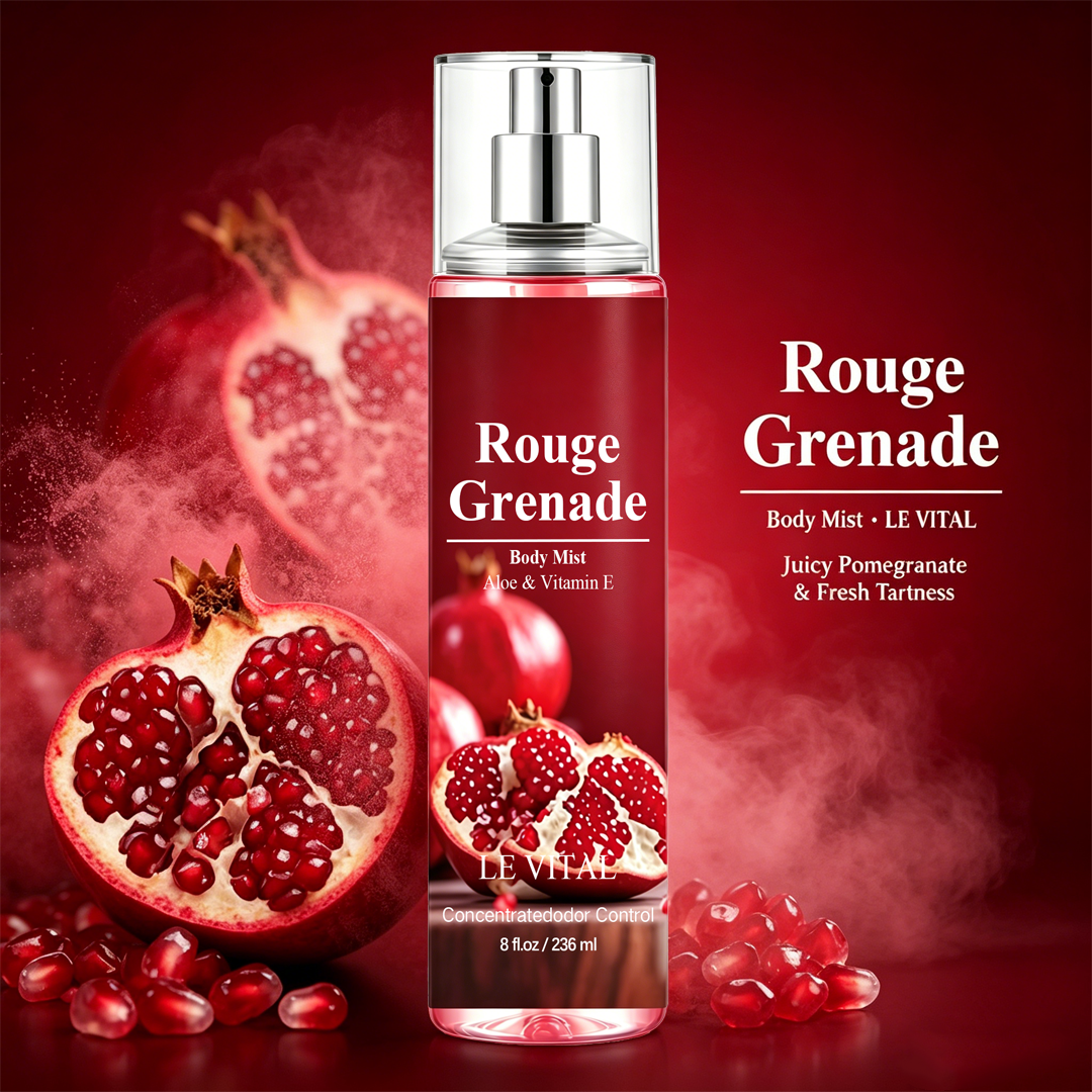 Perfume Fragrance Time - Fresh pomegranate fragrance perfume. Fresh, elegant