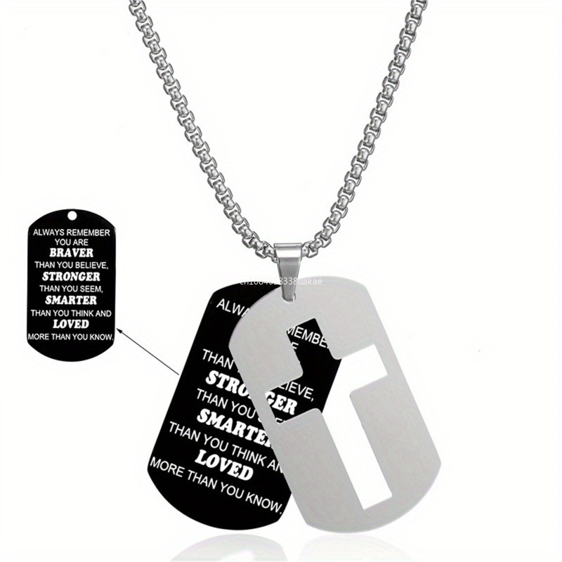 Engraved Prayer Dogtag Necklac – обзор и цена Perfume Zara