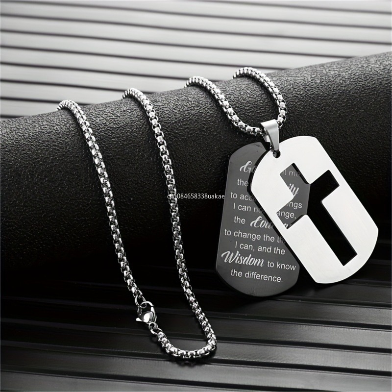 Engraved Prayer Dogtag Necklac – обзор и цена Perfume Zara