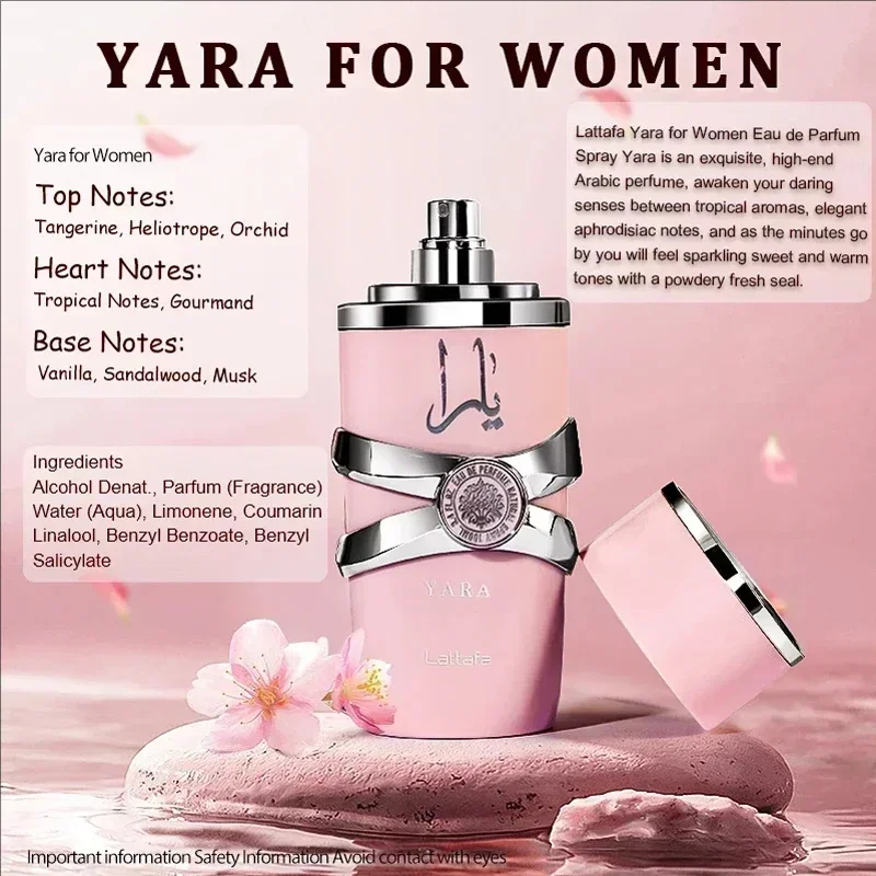 100ml Yara Perfume Original Bo – обзор и цена Yara Perfume Fragrance