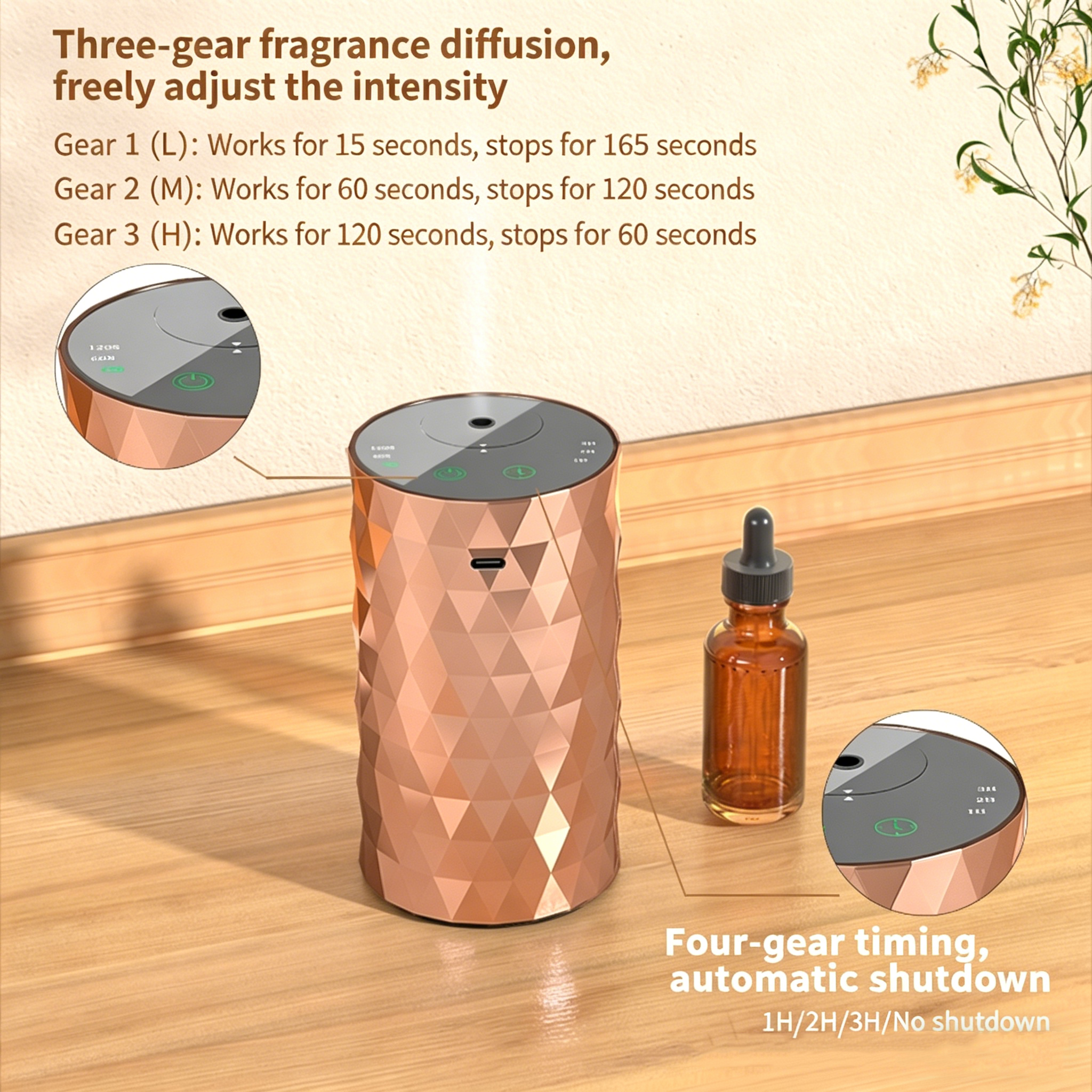 Waterless Essential Oil Diffus – обзор и цена Perfume Home Fragrance