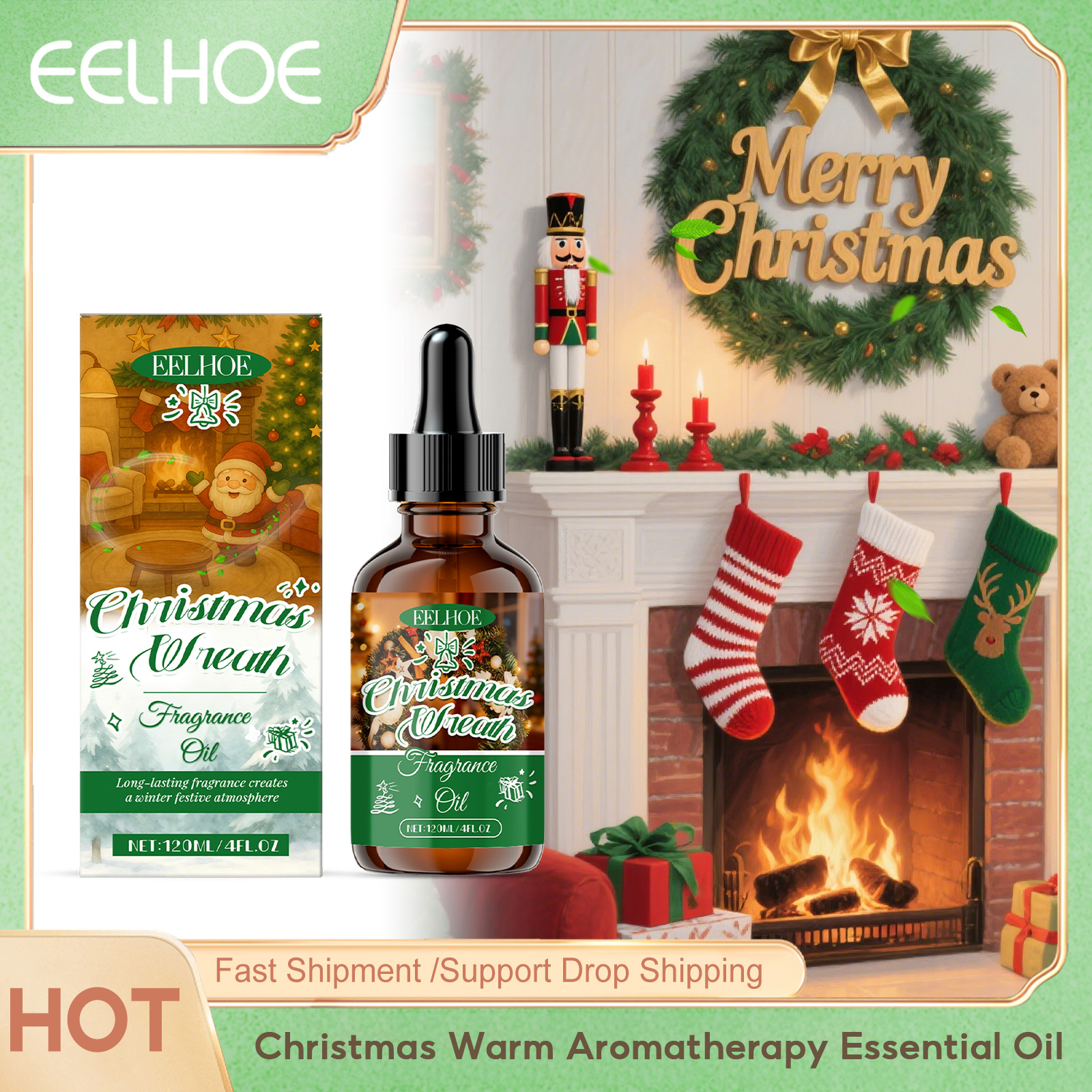 Eelhoe Christmas Warm Aromathe – обзор и цена Perfume Fragrance Essential Oil