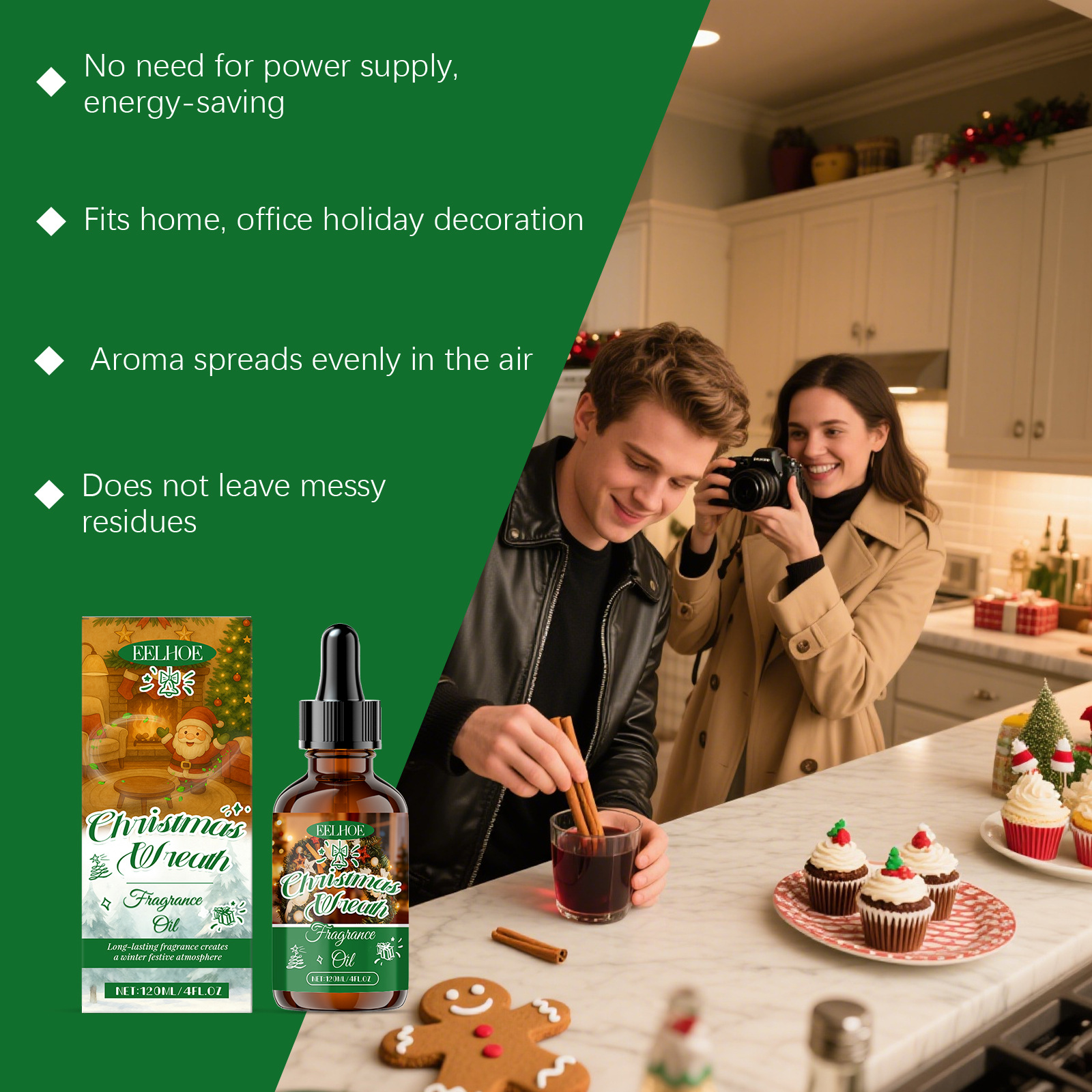 Eelhoe Christmas Warm Aromathe – обзор и цена Perfume Fragrance Essential Oil